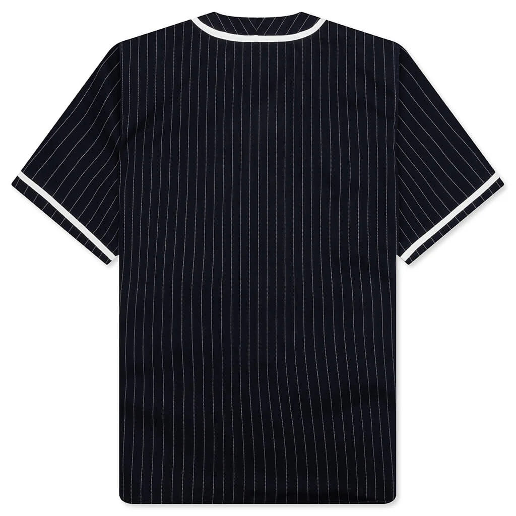 A Bathing Ape Baseball Shirt Navy