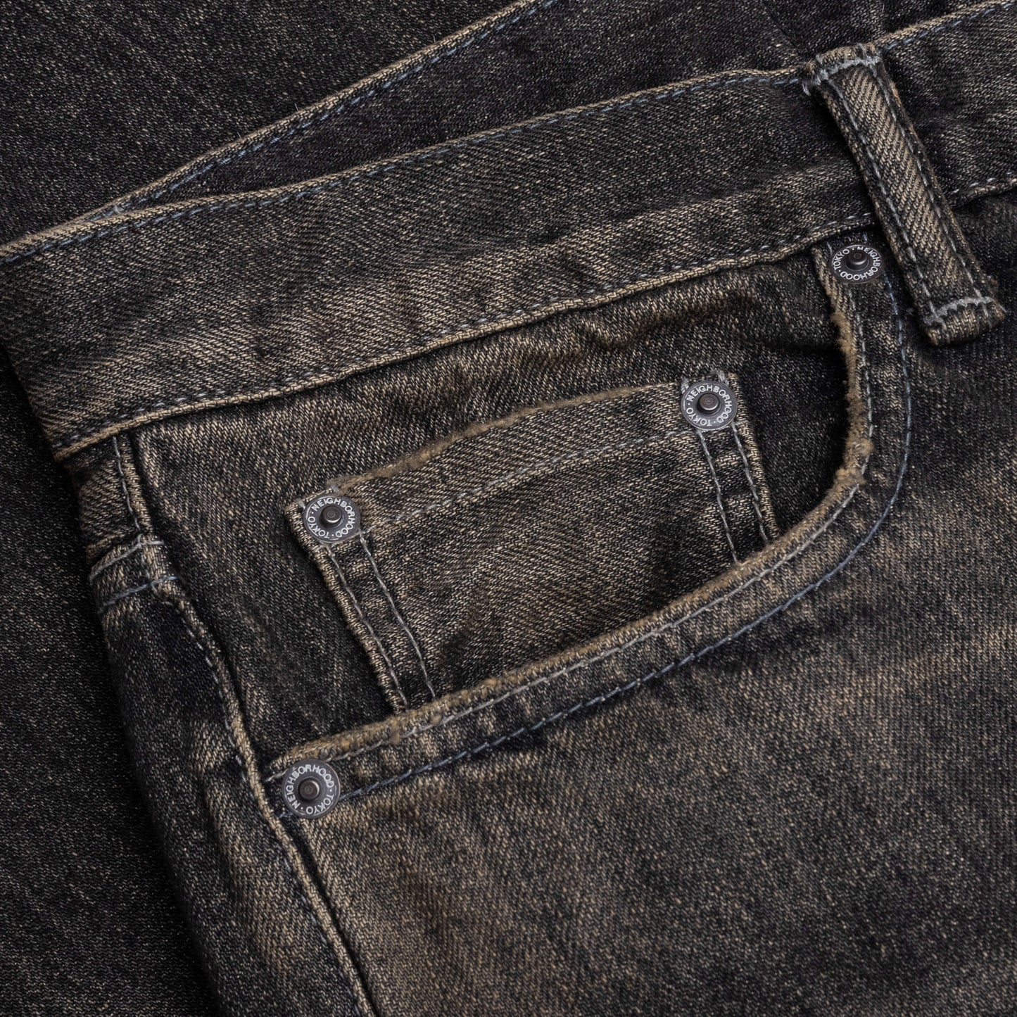 Savage Denim DP Wide Pants Black