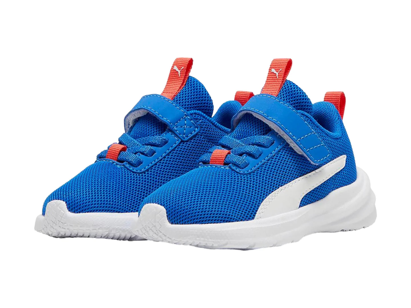 Tenis PUMA Rickie Runner Azul y Blanco para Niño