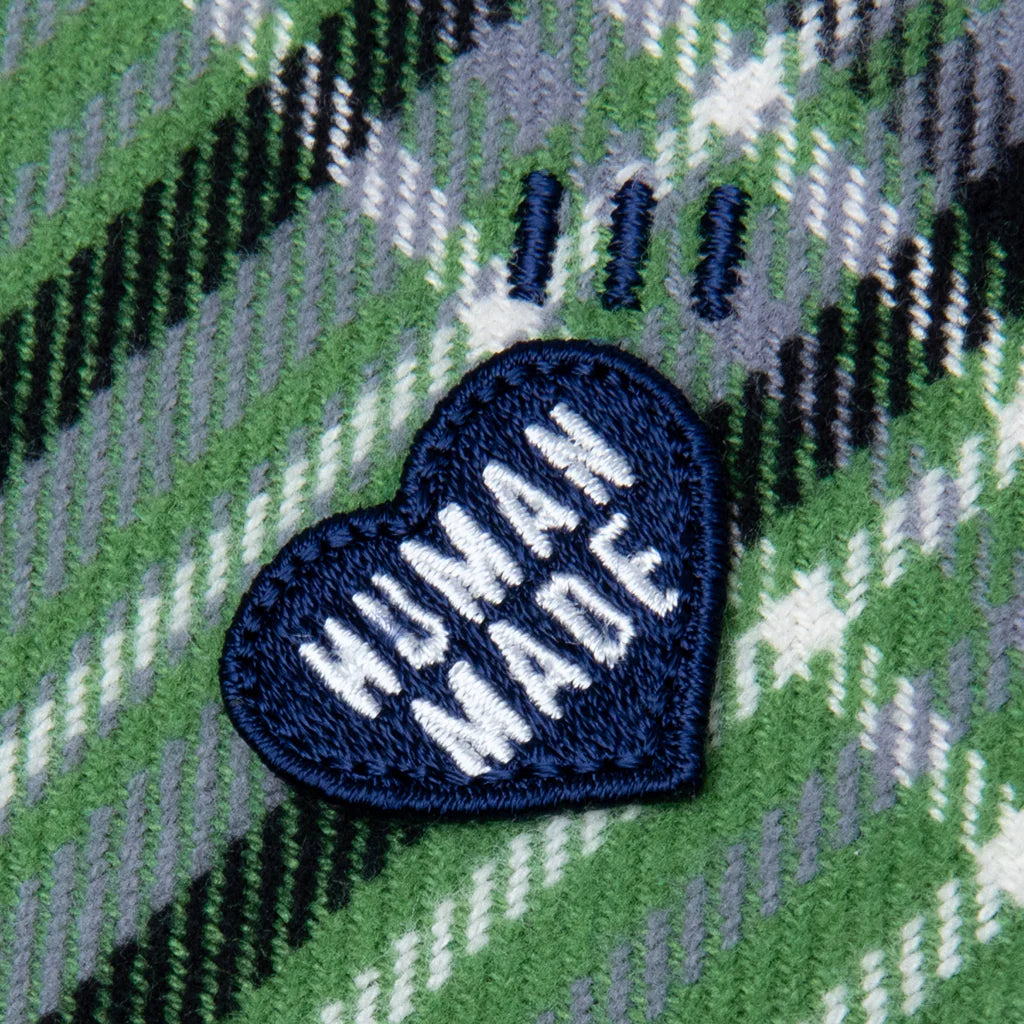 Flannel Check Shirt Green