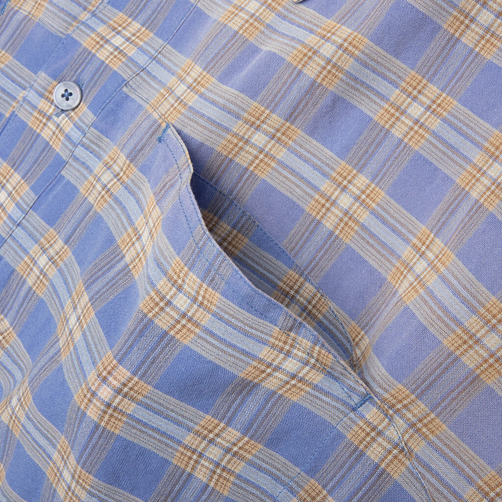 Santa Monica Flannel Drift Blue