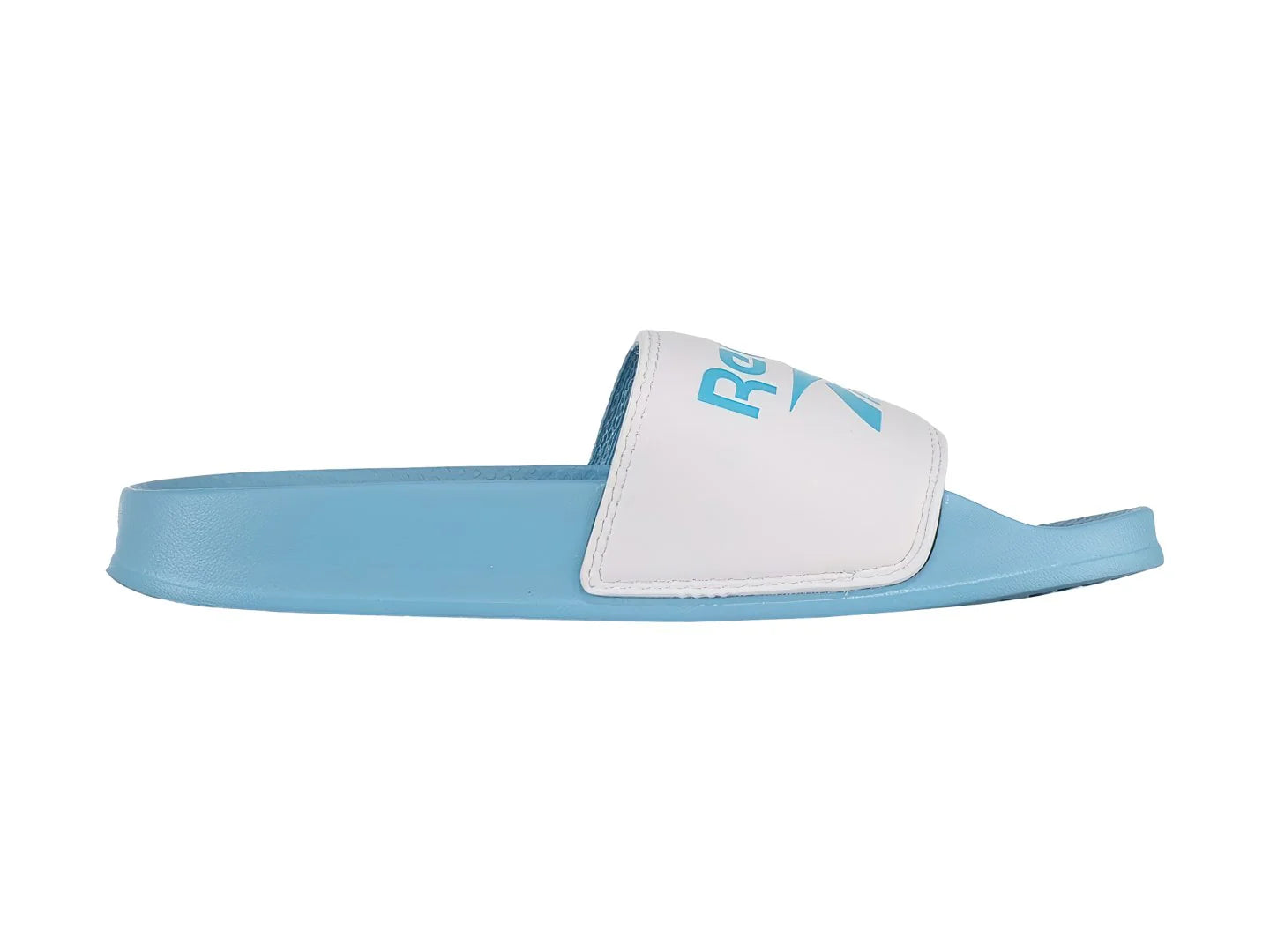 Sandalias Reebok Fulgere Slide Blanco y Azul para Mujer