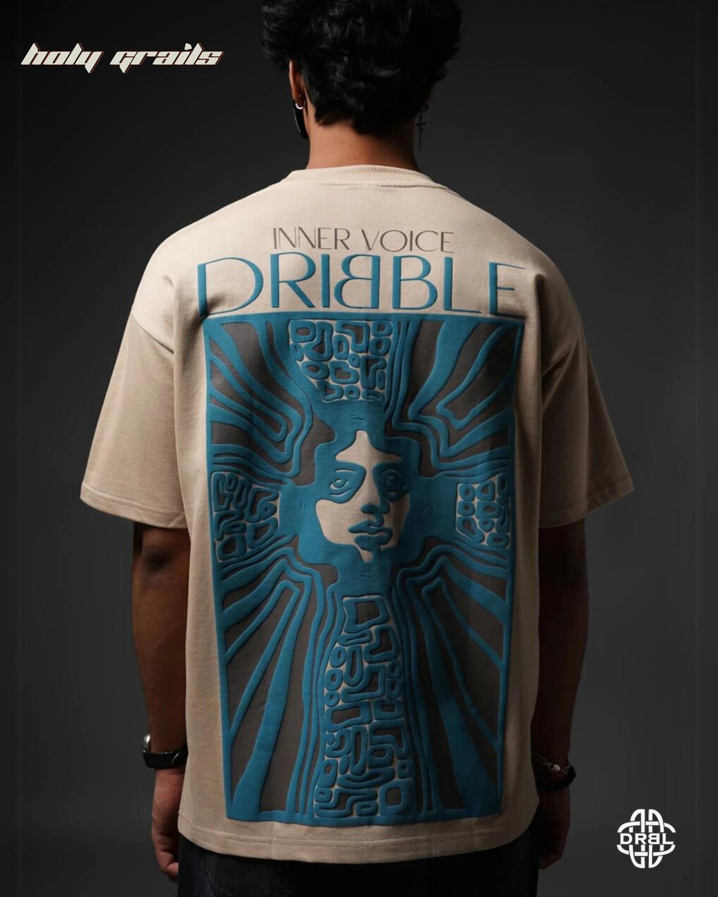 Elevated Echos Vanilla Beige Tee HG x DRBL