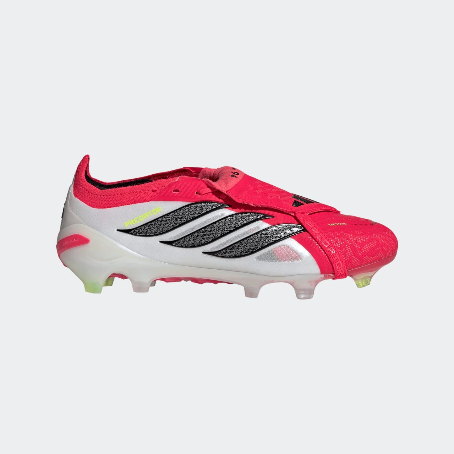 adidas Predator Elite Fold Over Tongue FG Firm Ground Mens Soccer Cleats Lucid Red Black White