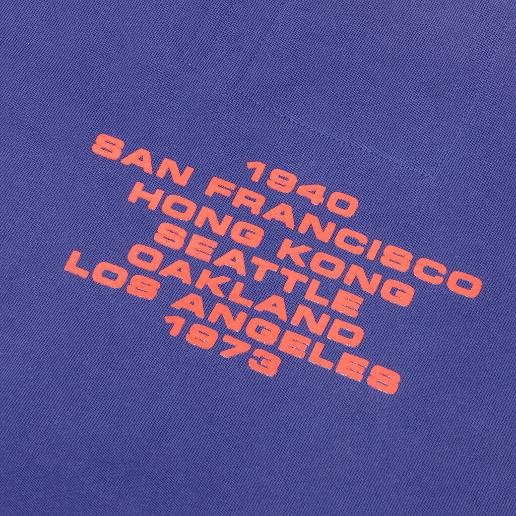 Origins Bleached Oversize Crew Bleached Blue