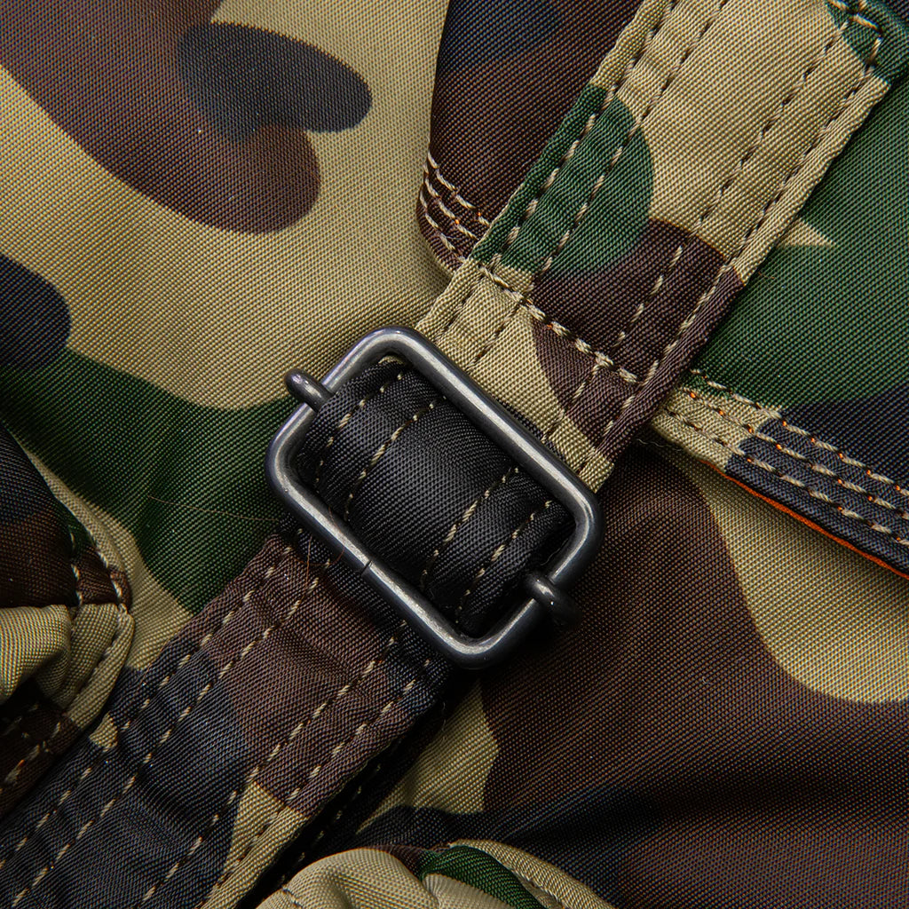 A Bathing Ape x Porter 1st Camo Rucksack Green