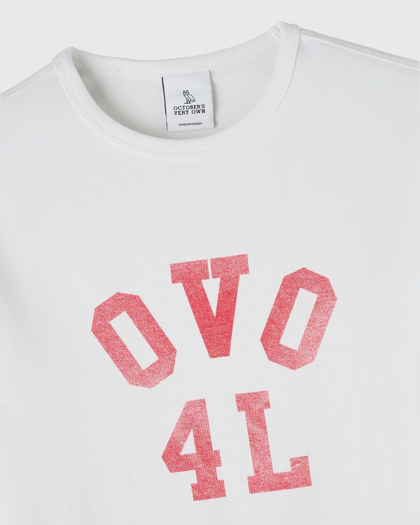 OVO4L Ladder Stitch Tee White