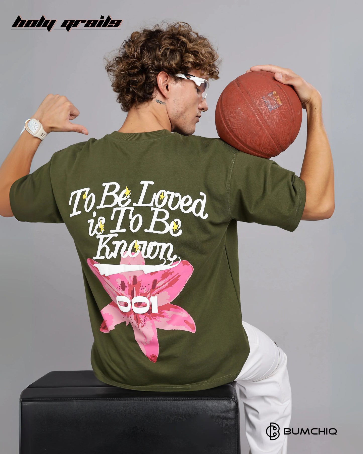 Luv Known Green Oversize Tee HG x Bumchiq