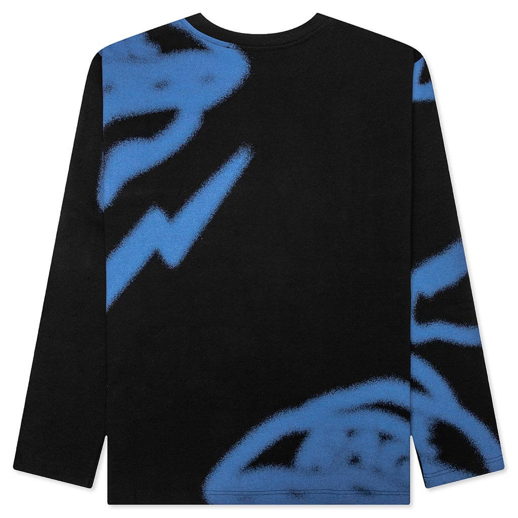 Oversized L S T Shirt Black