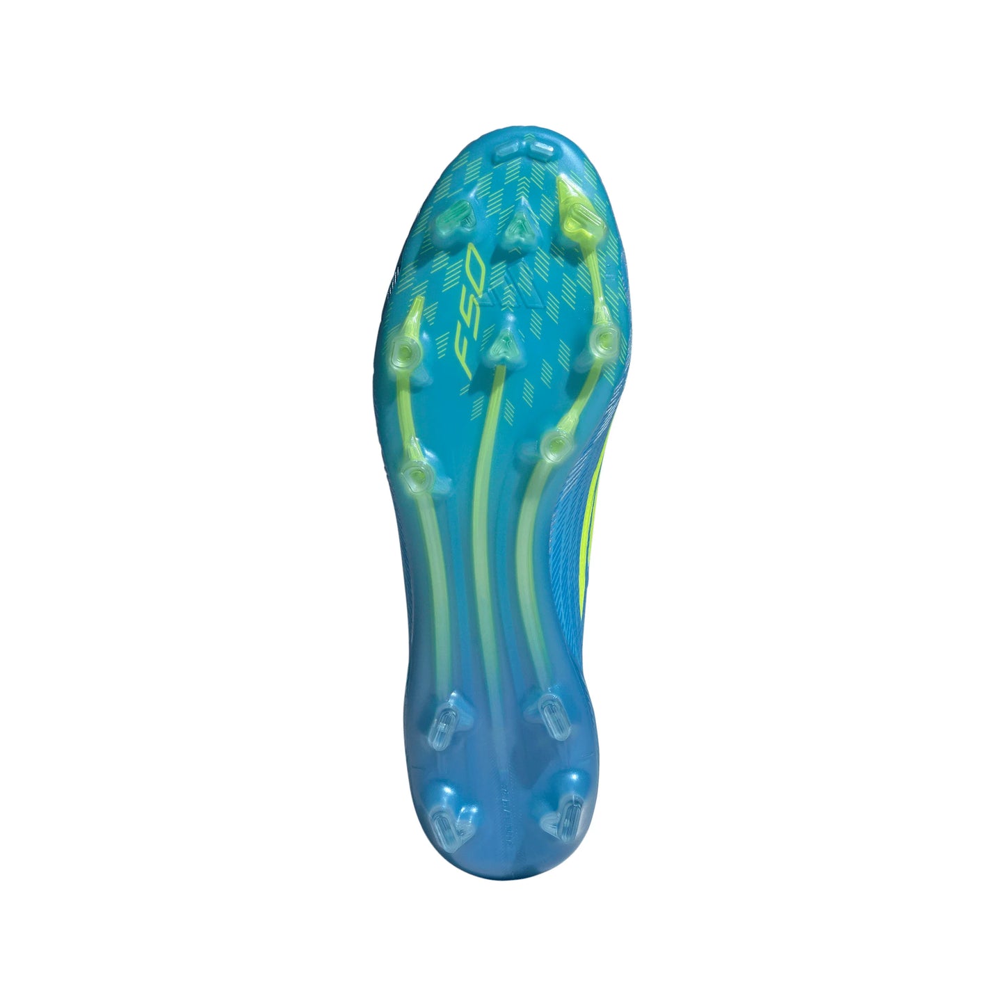 adidas F50 Elite Laceless FG Firm Ground Mens Soccer Cleats Blue Yellow Aqua