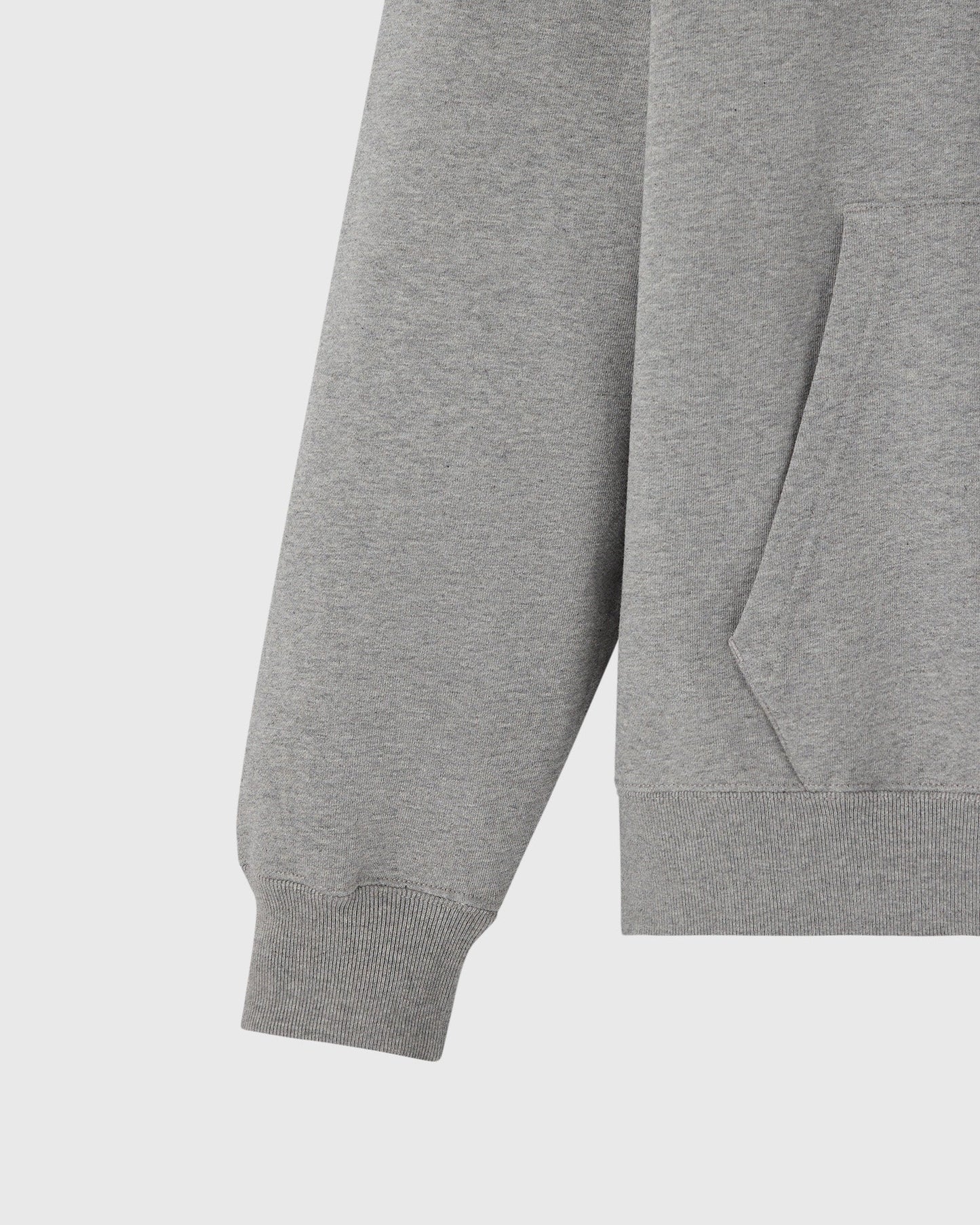 Classic Full Zip Hoodie Heather Grey