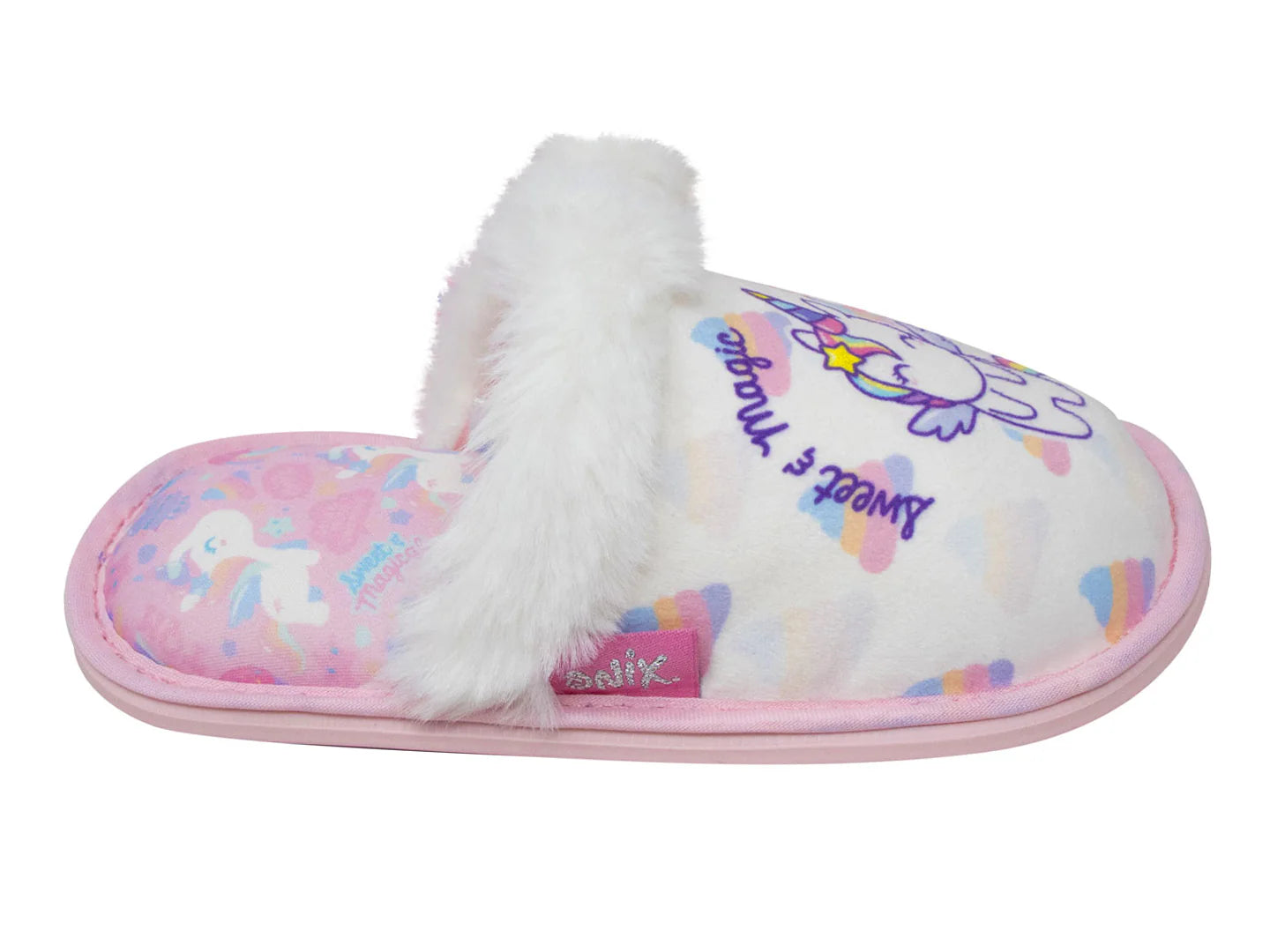 Pantuflas ARRA OXIQ Blanco Multicolor para Niña