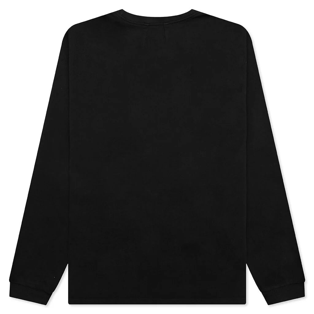 Side Logo L S Tee Vintage Black