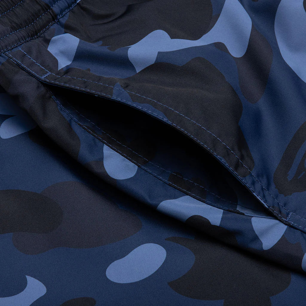 Color Camo Shark Reversible Shorts Navy