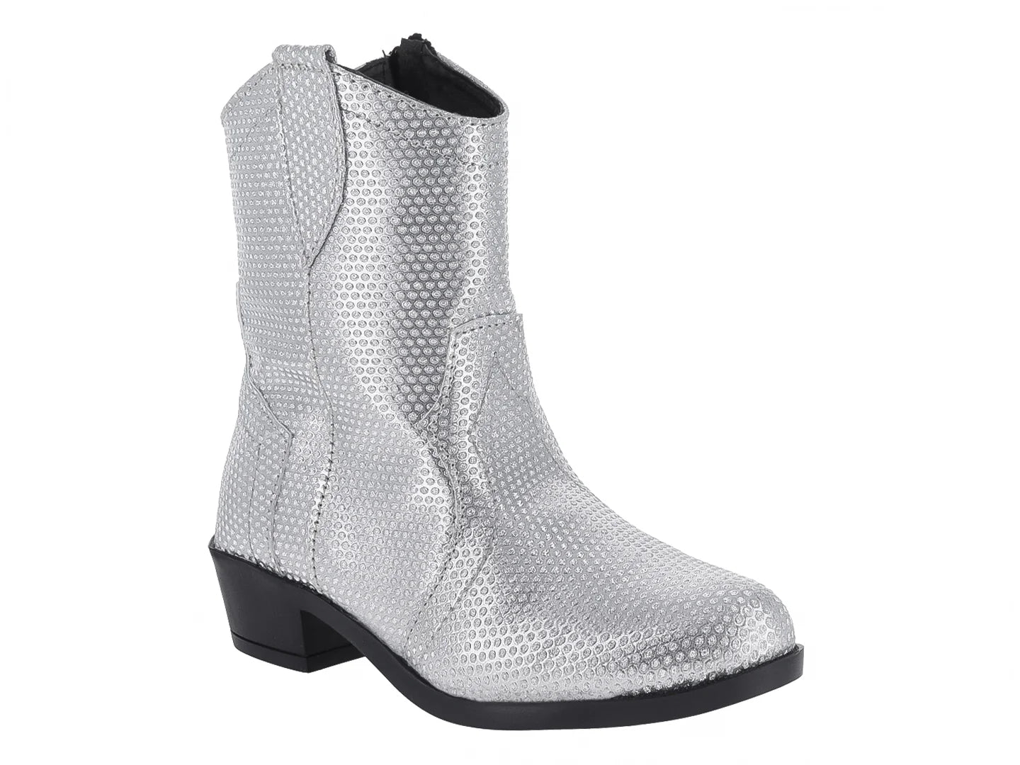 Botas Vaqueras Miroslava Plata para Niña