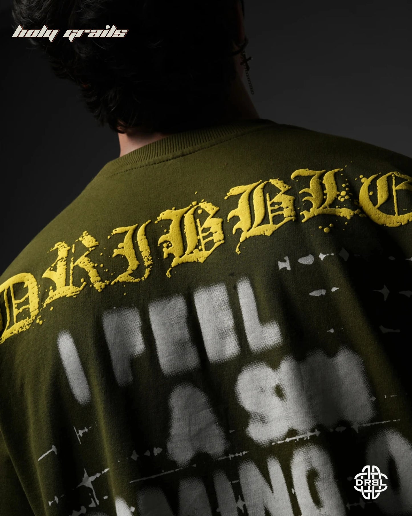 Sniful Shadows Olive Tee HG x DRBL