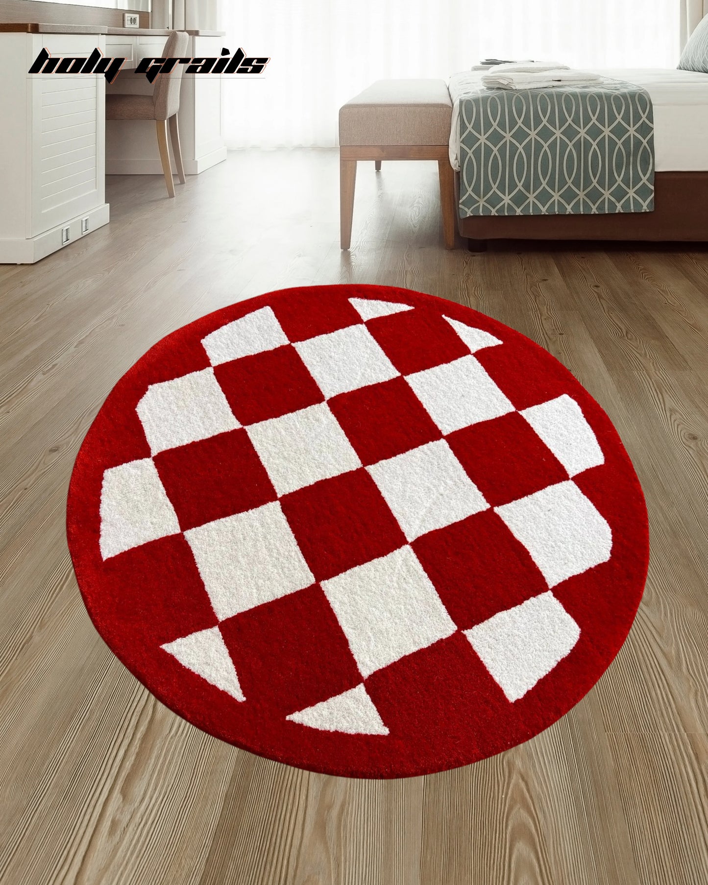 Checkmate Charm Hand Tufted Rug