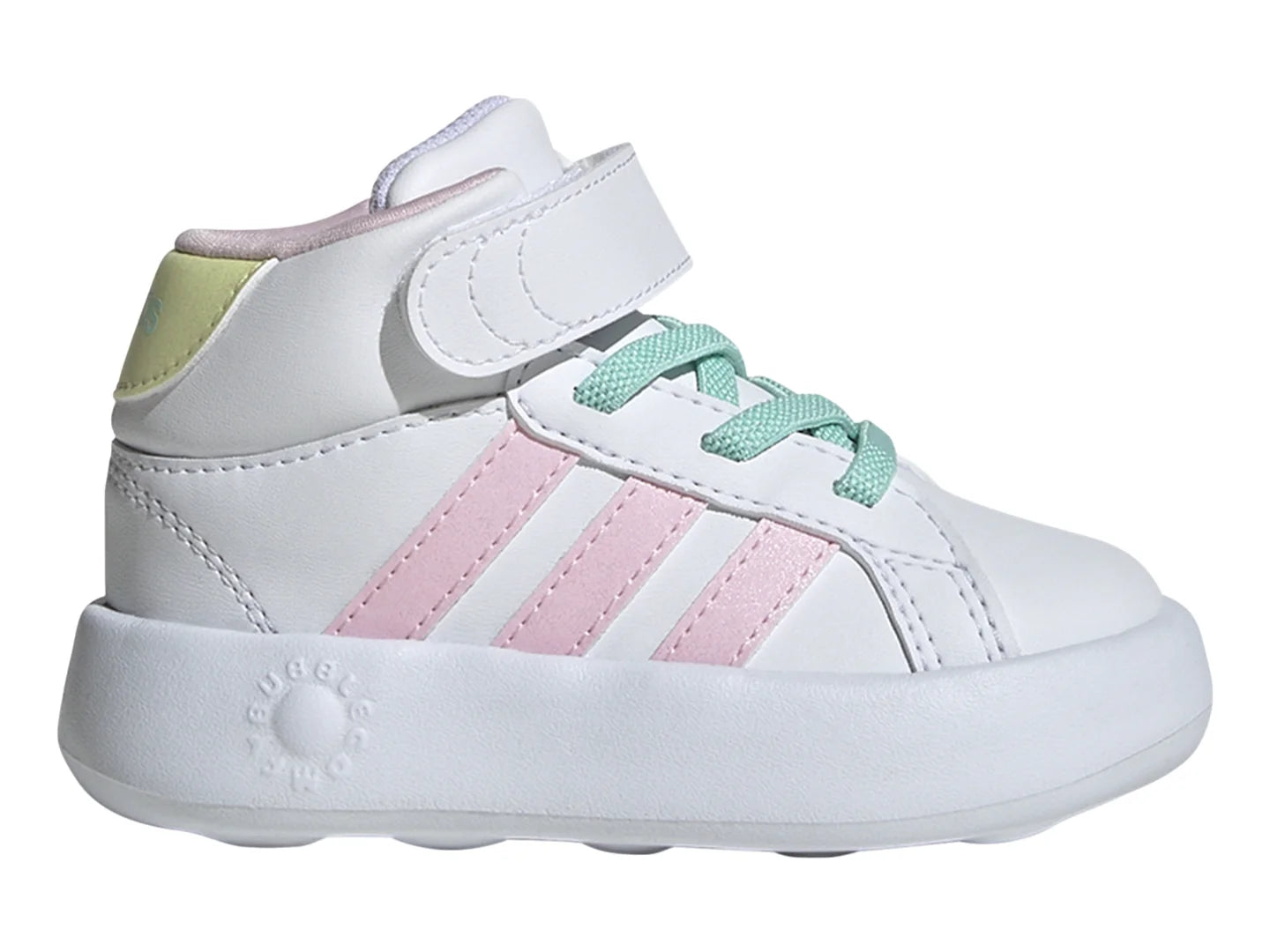 Tenis Adidas Grand Court Mid Blancos para Niña