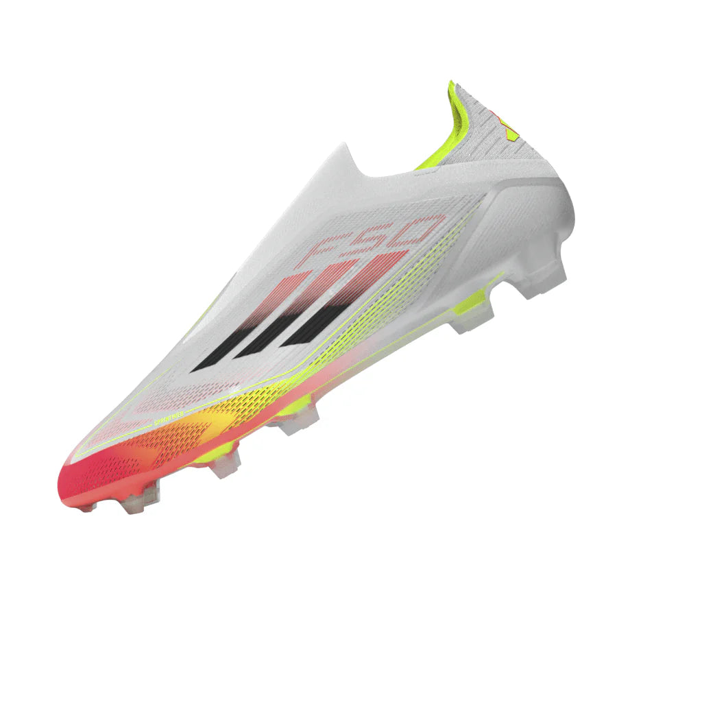 adidas F50 Elite Laceless Firm Ground Mens Soccer Cleats White Black