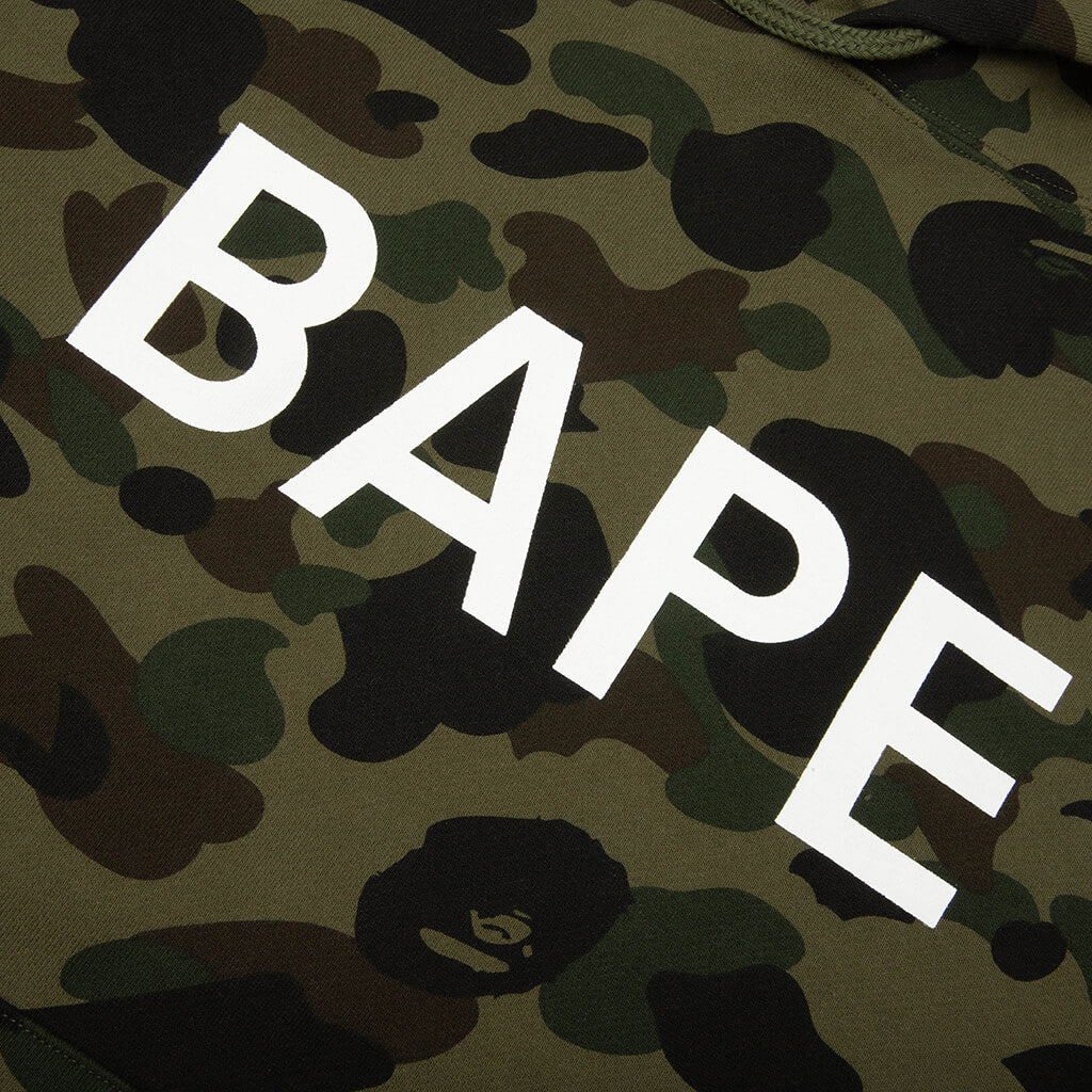 1st Camo Bape Pullover Hoodie Green