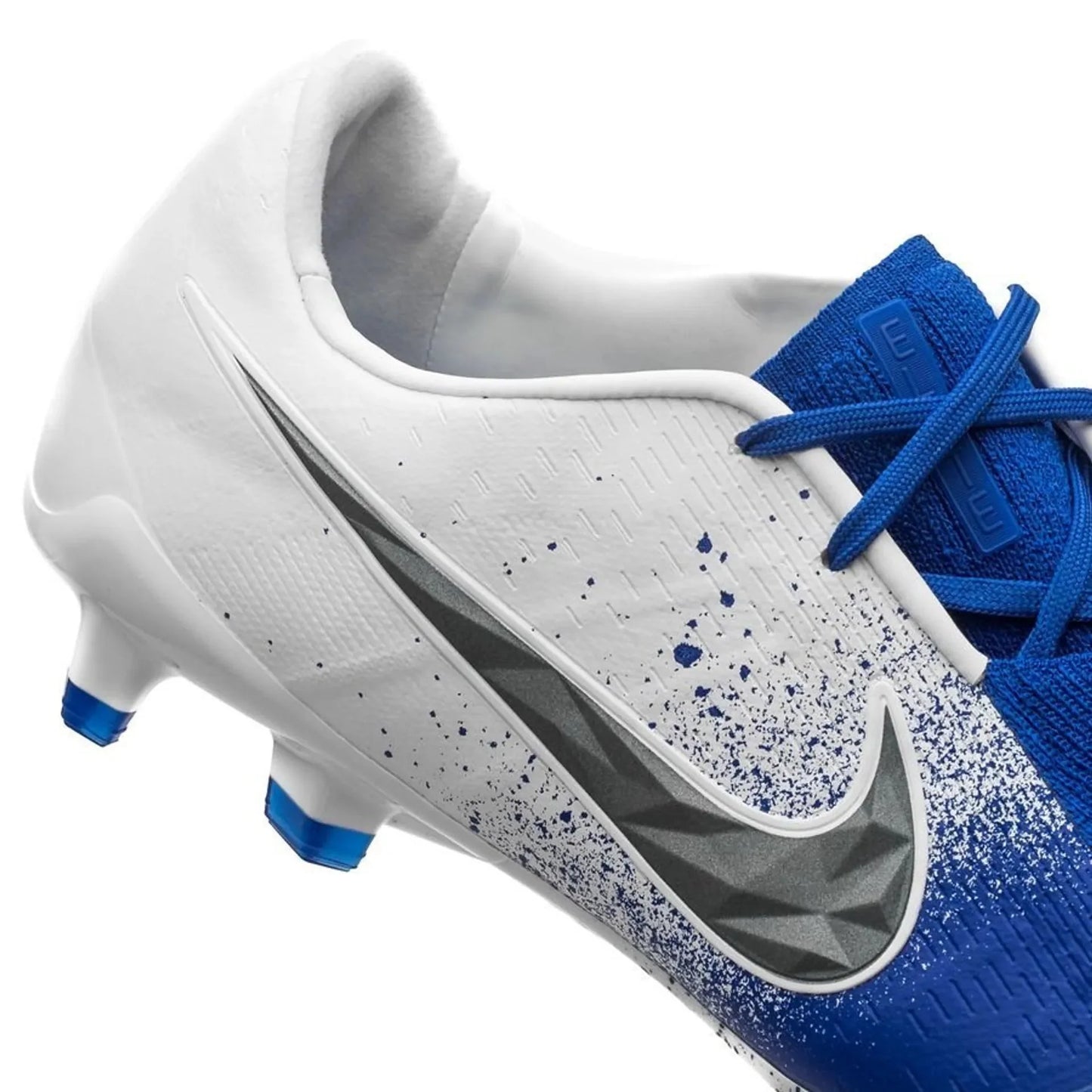 Nike Phantom Venom Elite FG Firm Ground Soccer Cleats White Racer Blue