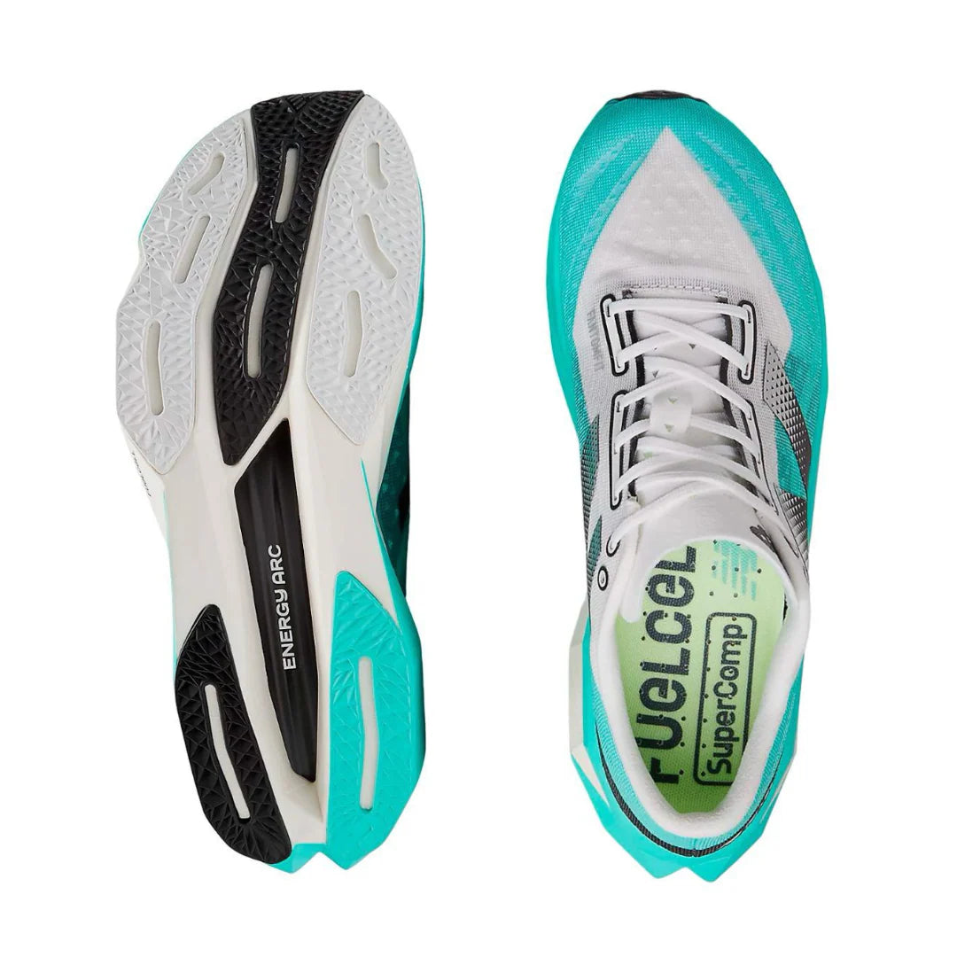 New Balance Fuelcell Supercomp Elite V4 Turquesa Branco