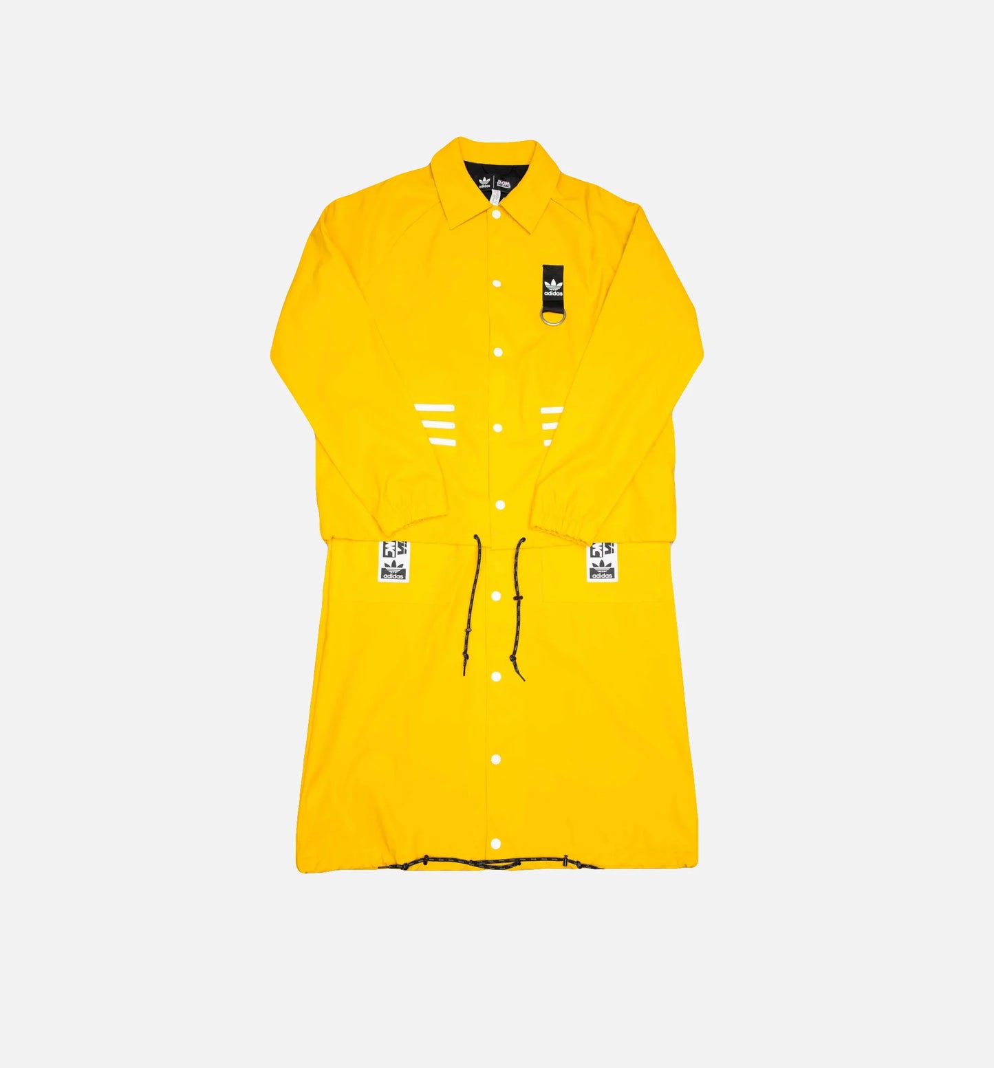 Olivia Oblanc X adidas X Kendall Jenner Womens Trench Coat Gold White