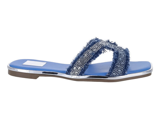 Sandalias Luna Rosa Color Plata para Mujer