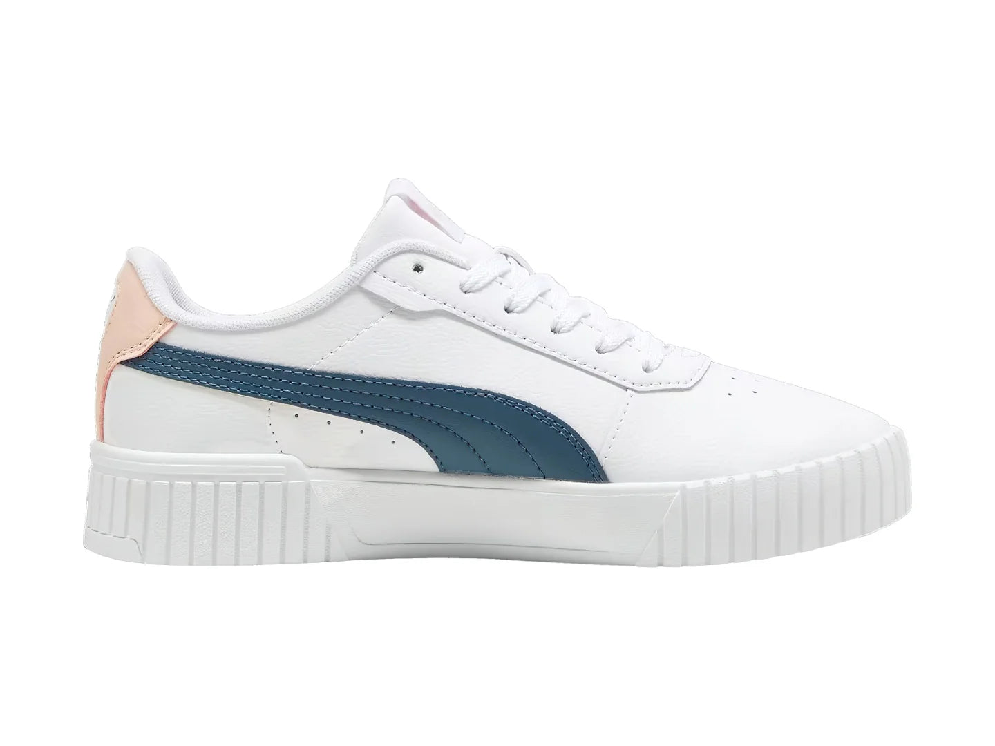 Tenis PUMA Carina 20 Blanco y Rosa para Mujer