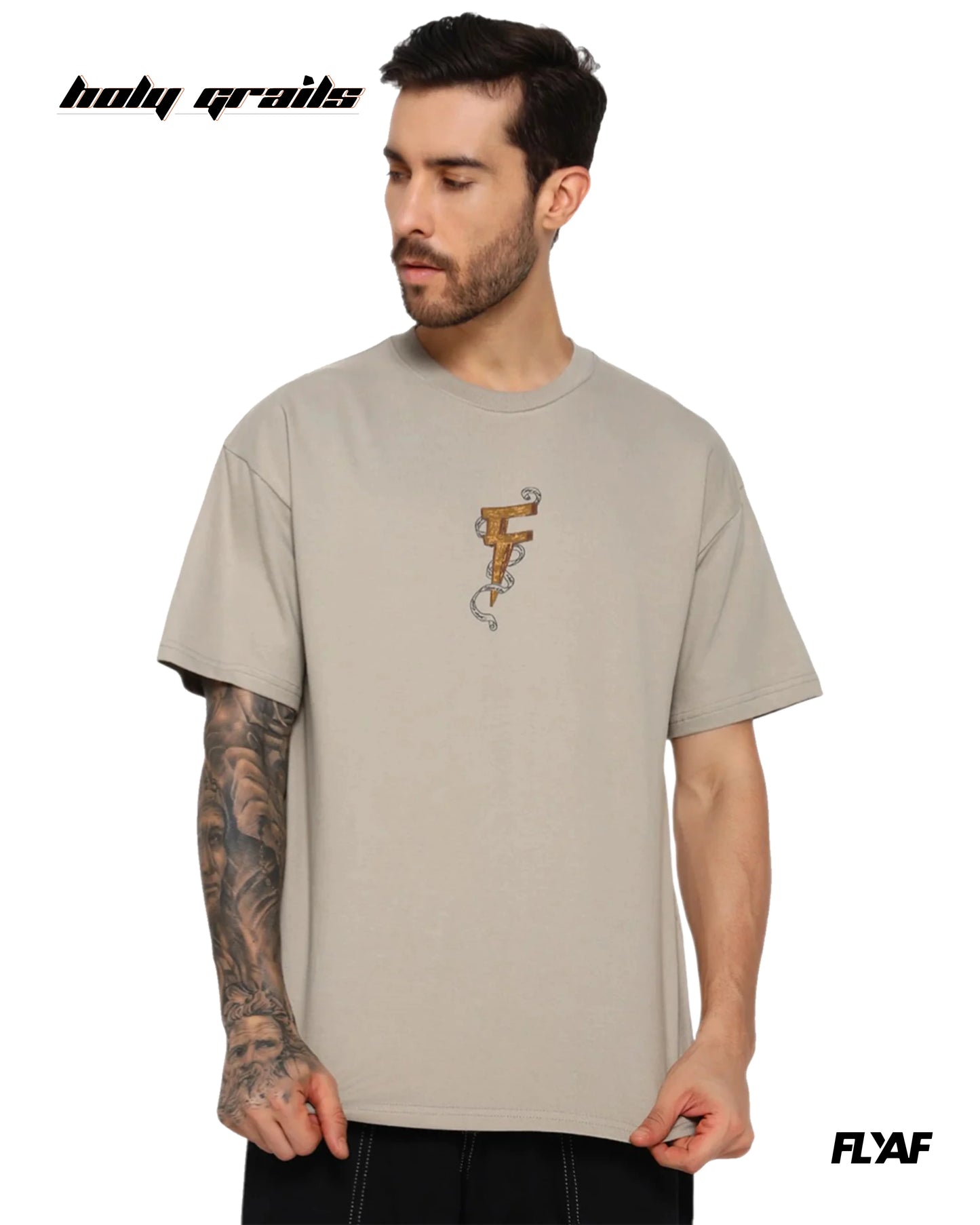 Sky Born Oversize Tee HG x FLYAF