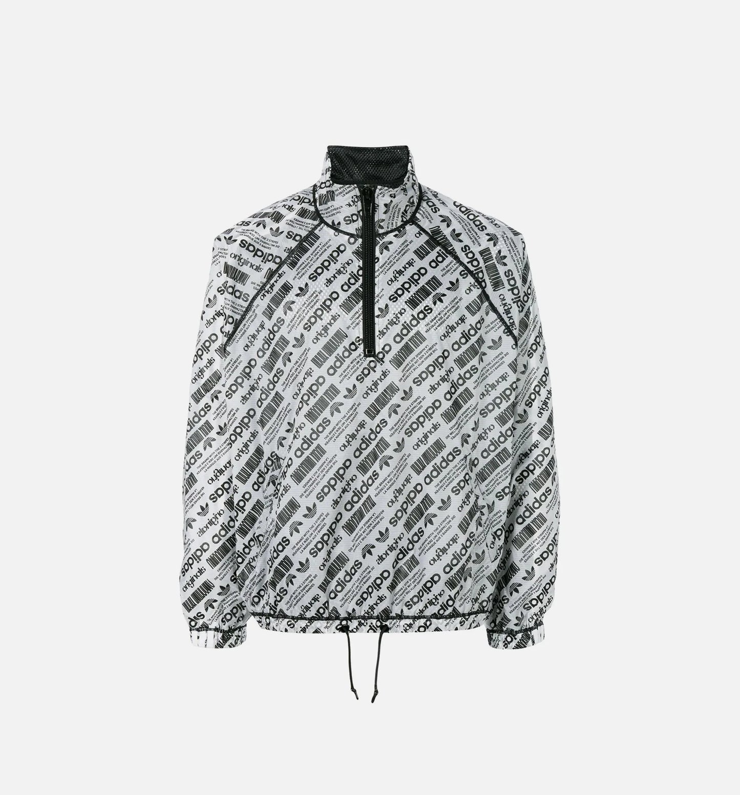 Alexander Wang Collection Mens Windbreaker White Black