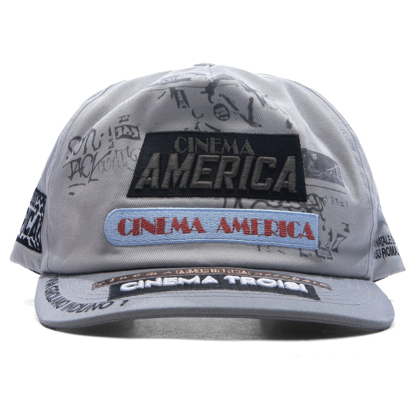 Cinema Troisi 5 Panel Hat Light Gray