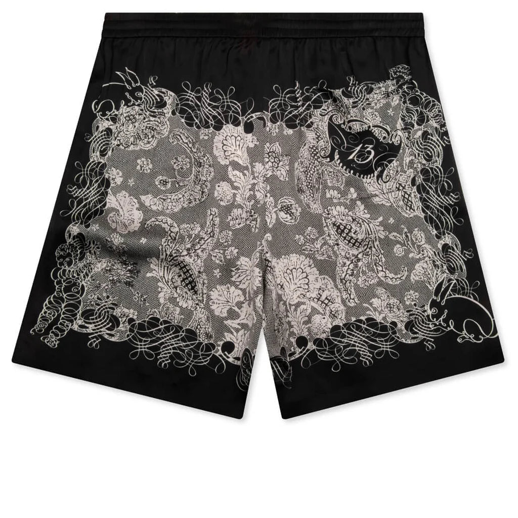 Shorts Black Ecru