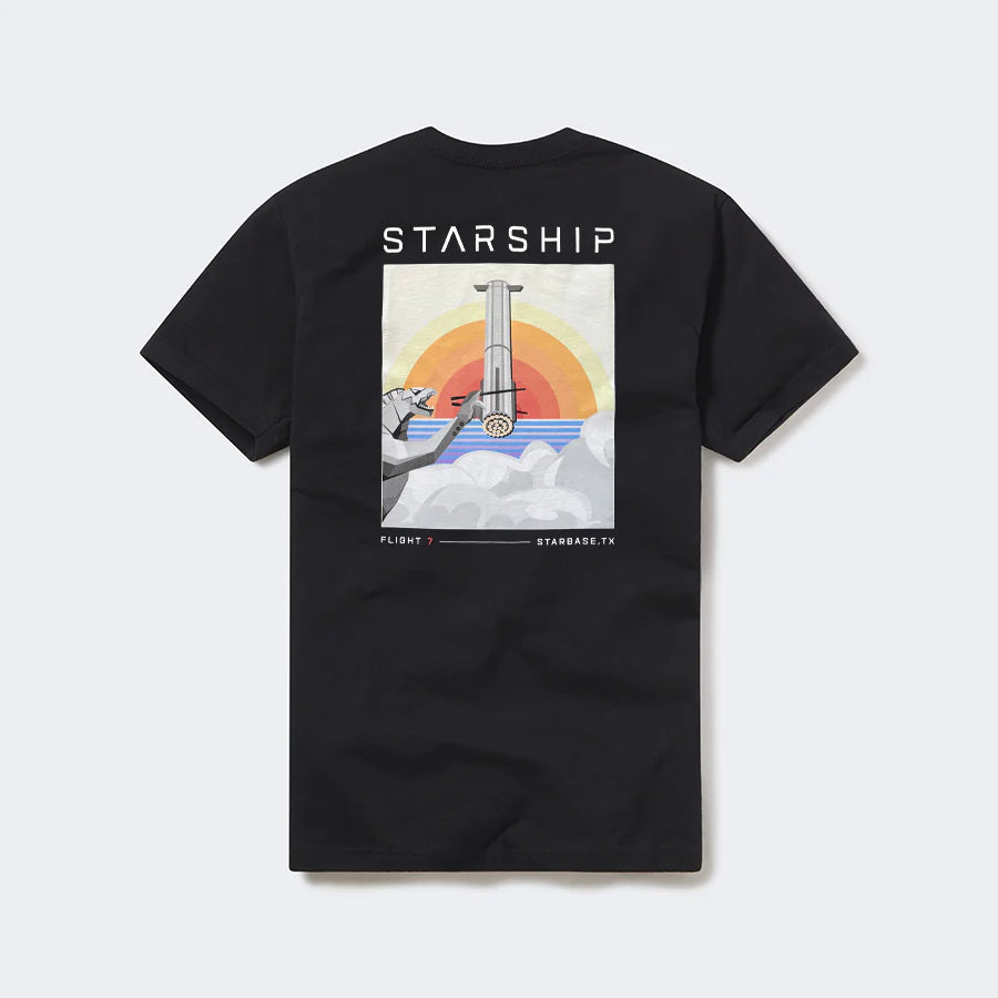 Unisex Starship Flight 7 T Shirt