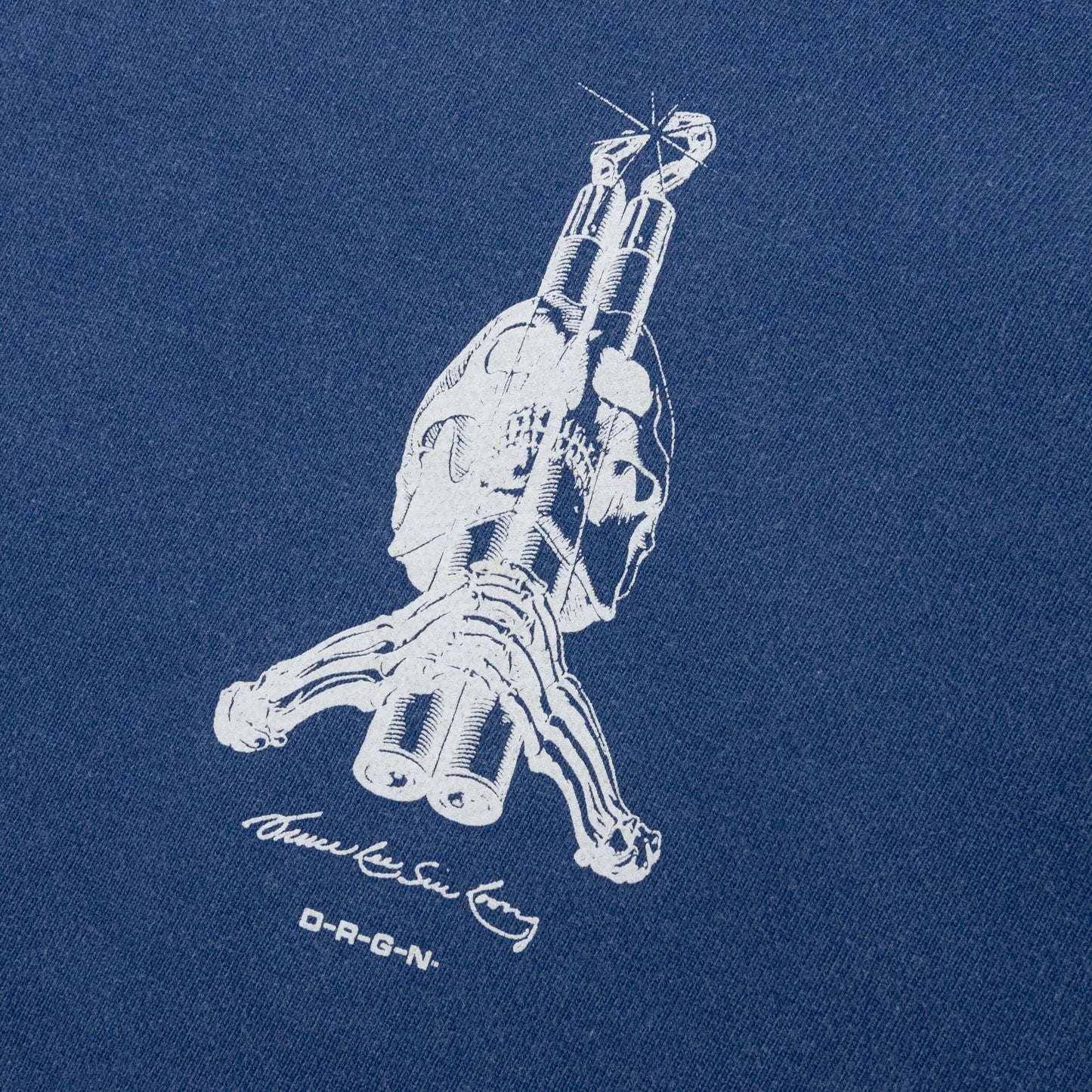 Bones Hoodie Faded Navy