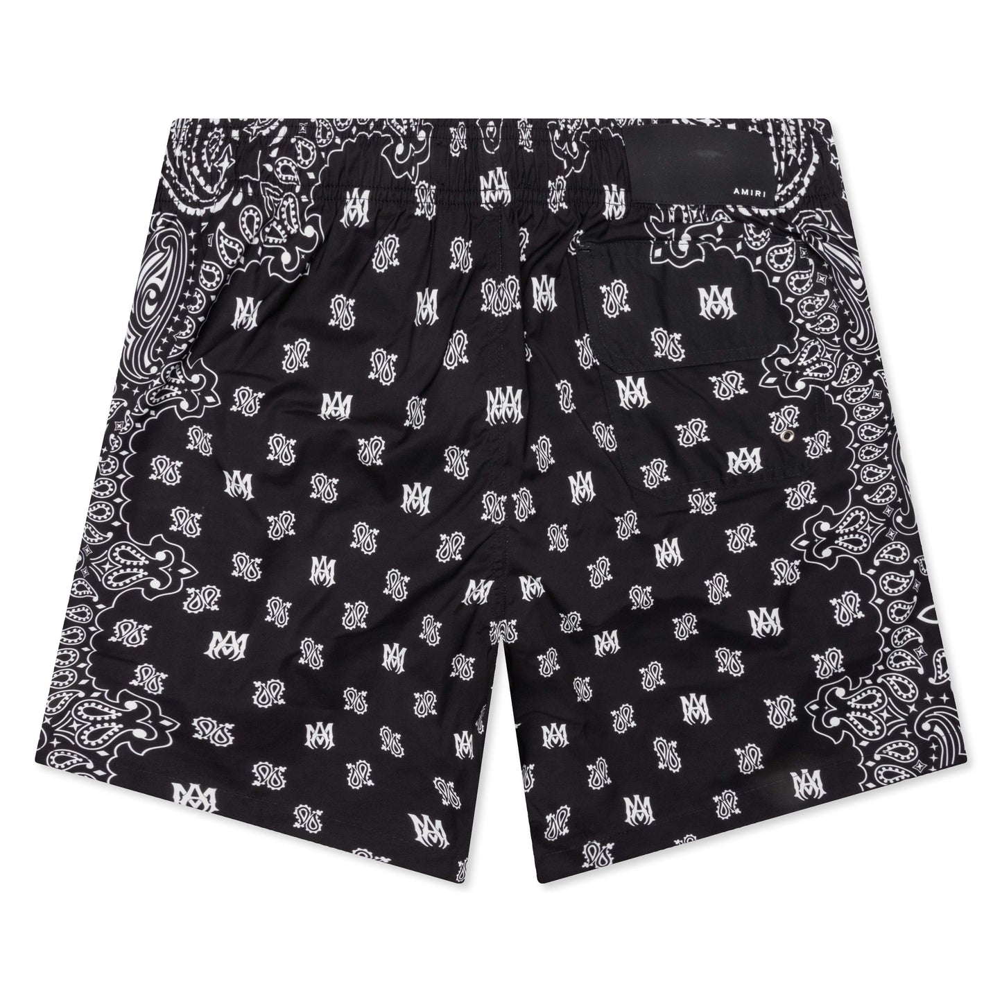 Bandana Paisley Swim Trunk Black