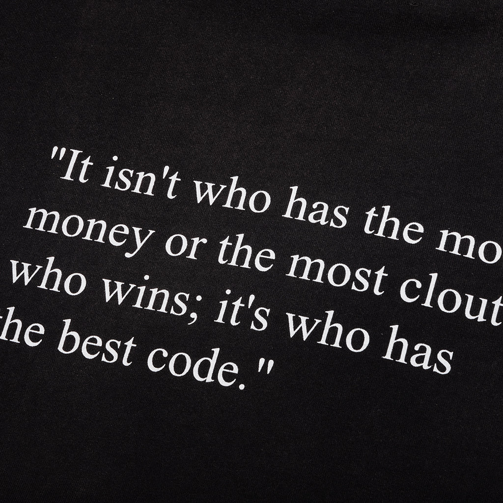 Best Code Tee Washed Black