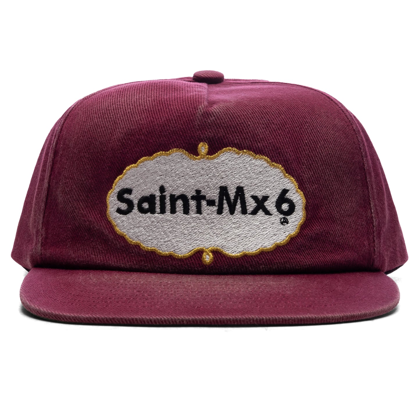 5 Panel Eat Me Cap Burgundy