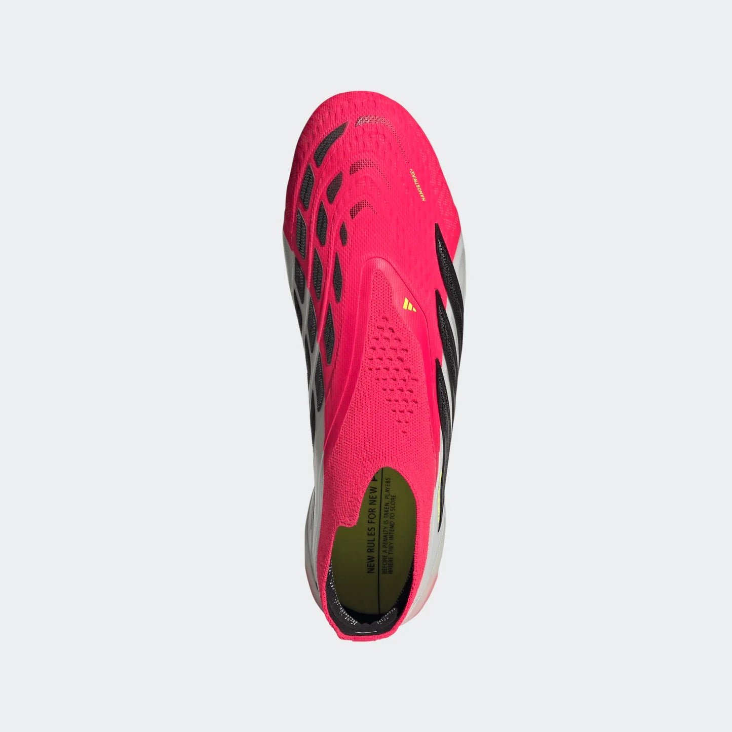 adidas Predator Elite Laceless FG Firm Ground Mens Soccer Cleats Red Black White