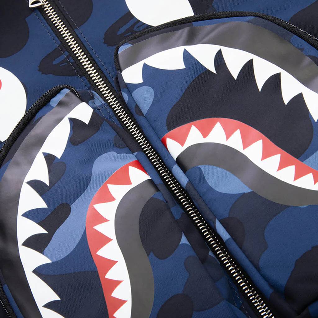 Color Camo Shark Daypack Navy