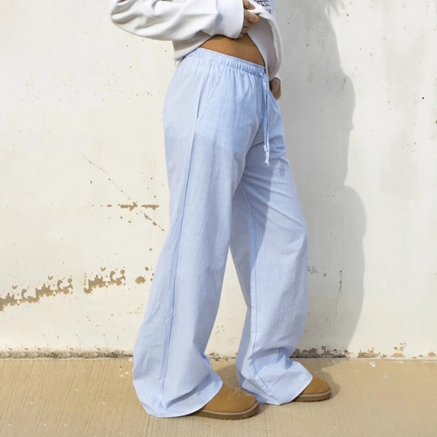 Calça Listrada Alexandra