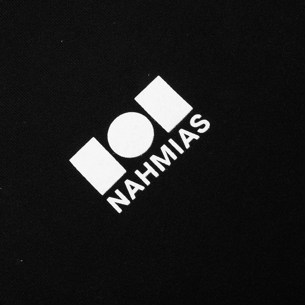 Logo Zip Up Hoodie Black