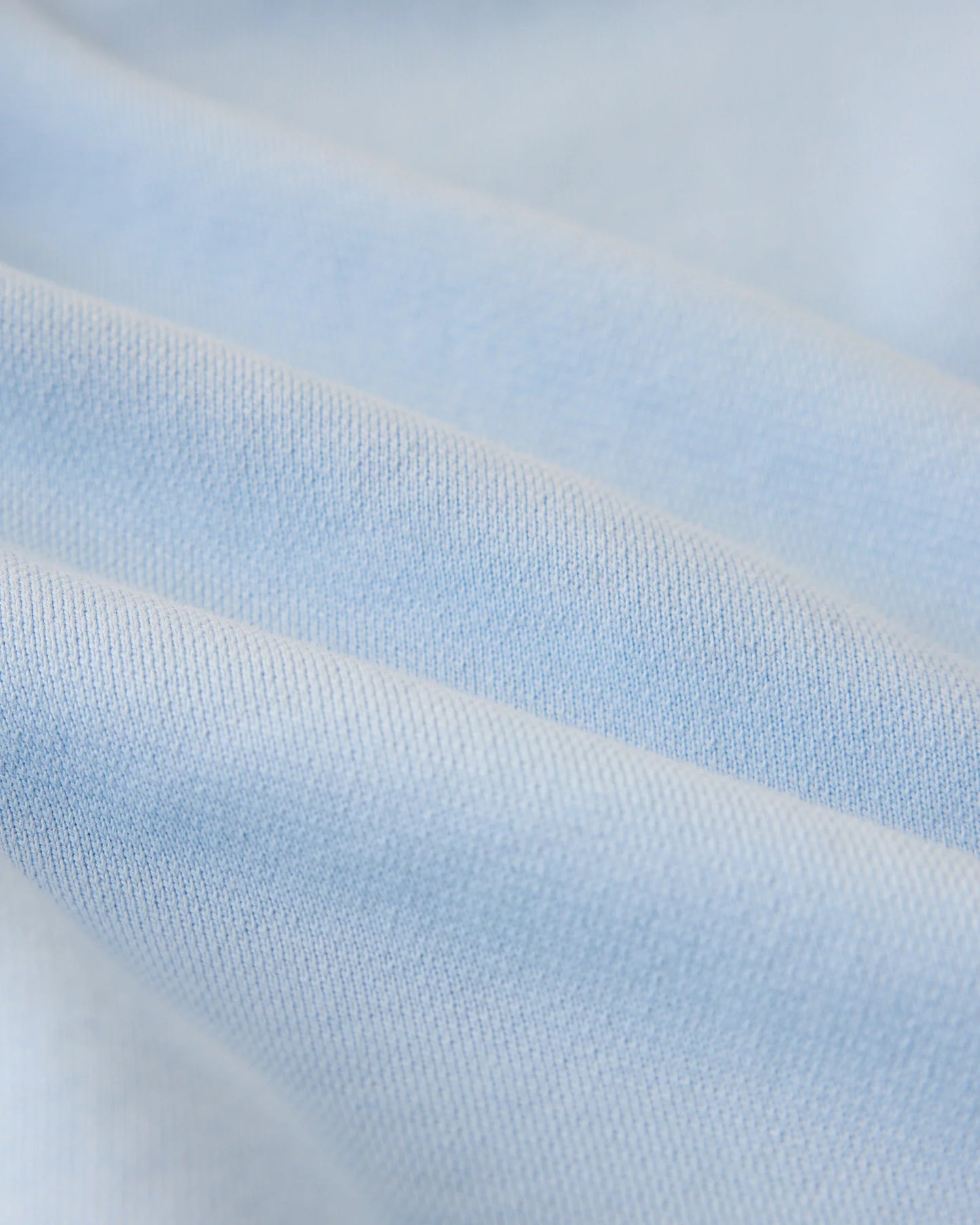 Classic Quarter Zip Mockneck Sweatshirt Light Blue