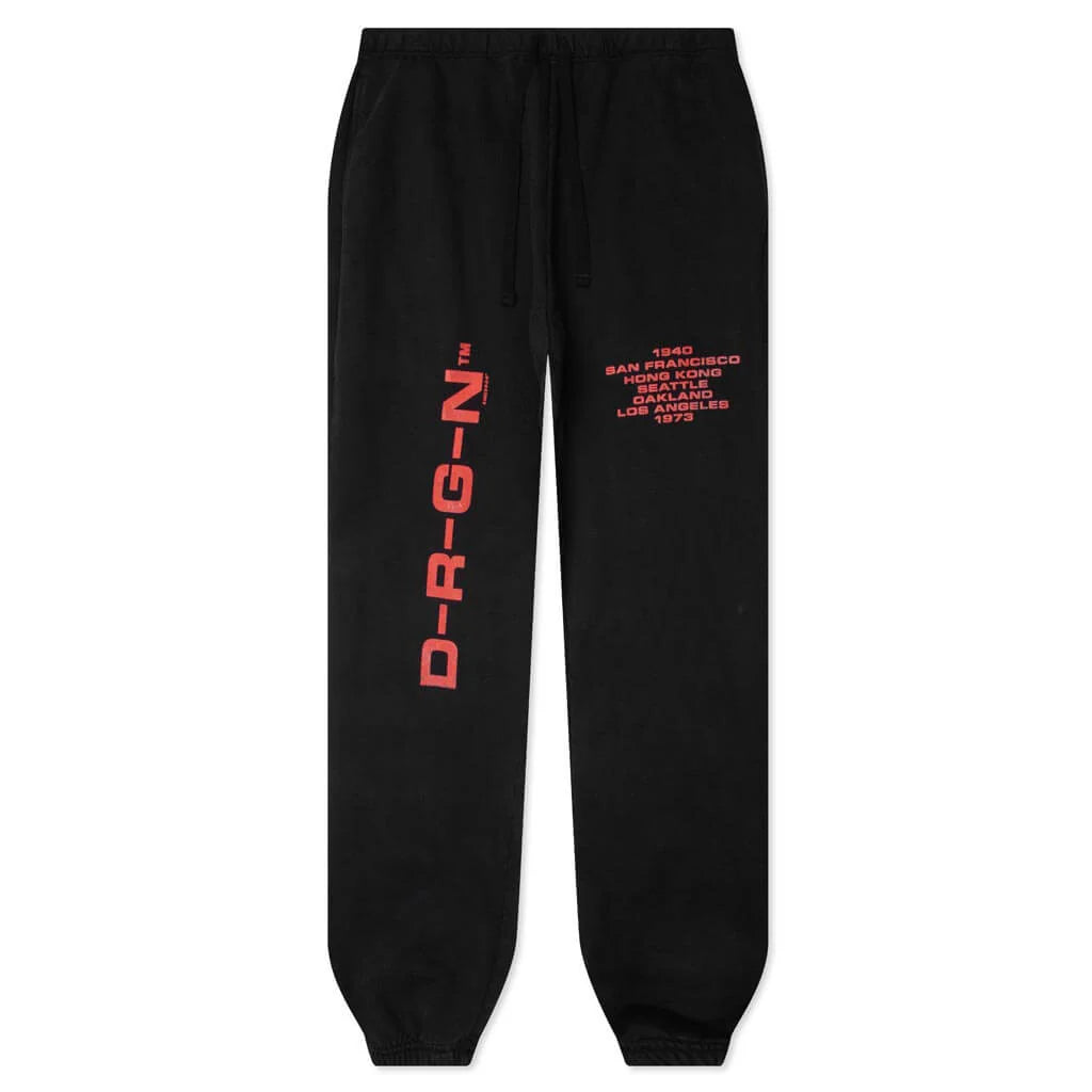 Origins Bleached Jogger Bleached Black