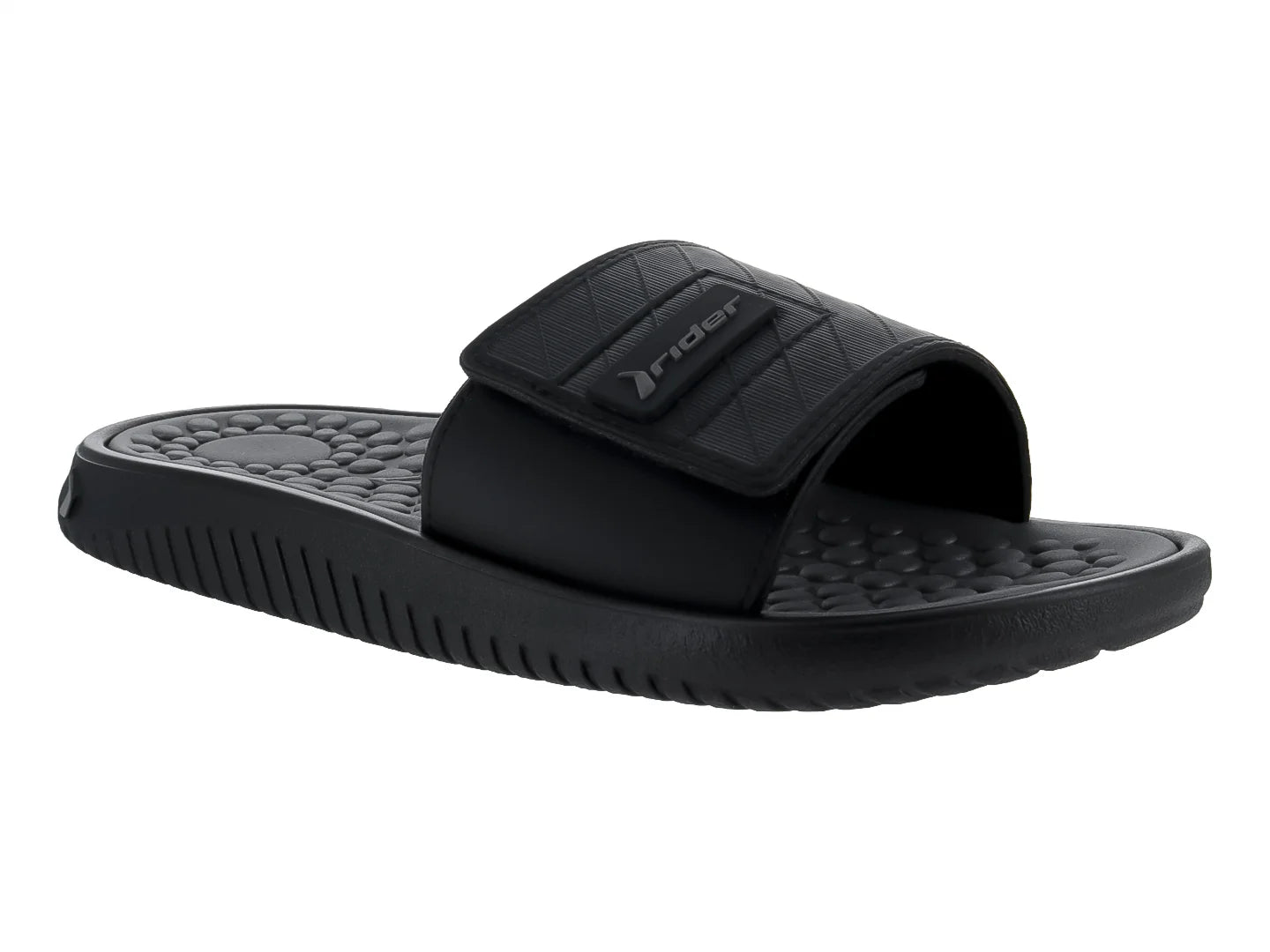 Sandalias Rider Negro Gris para Hombre