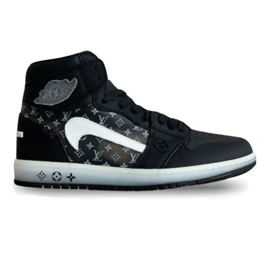 Nike Air Jordan 1 x LV Triple Black Monogram Edition