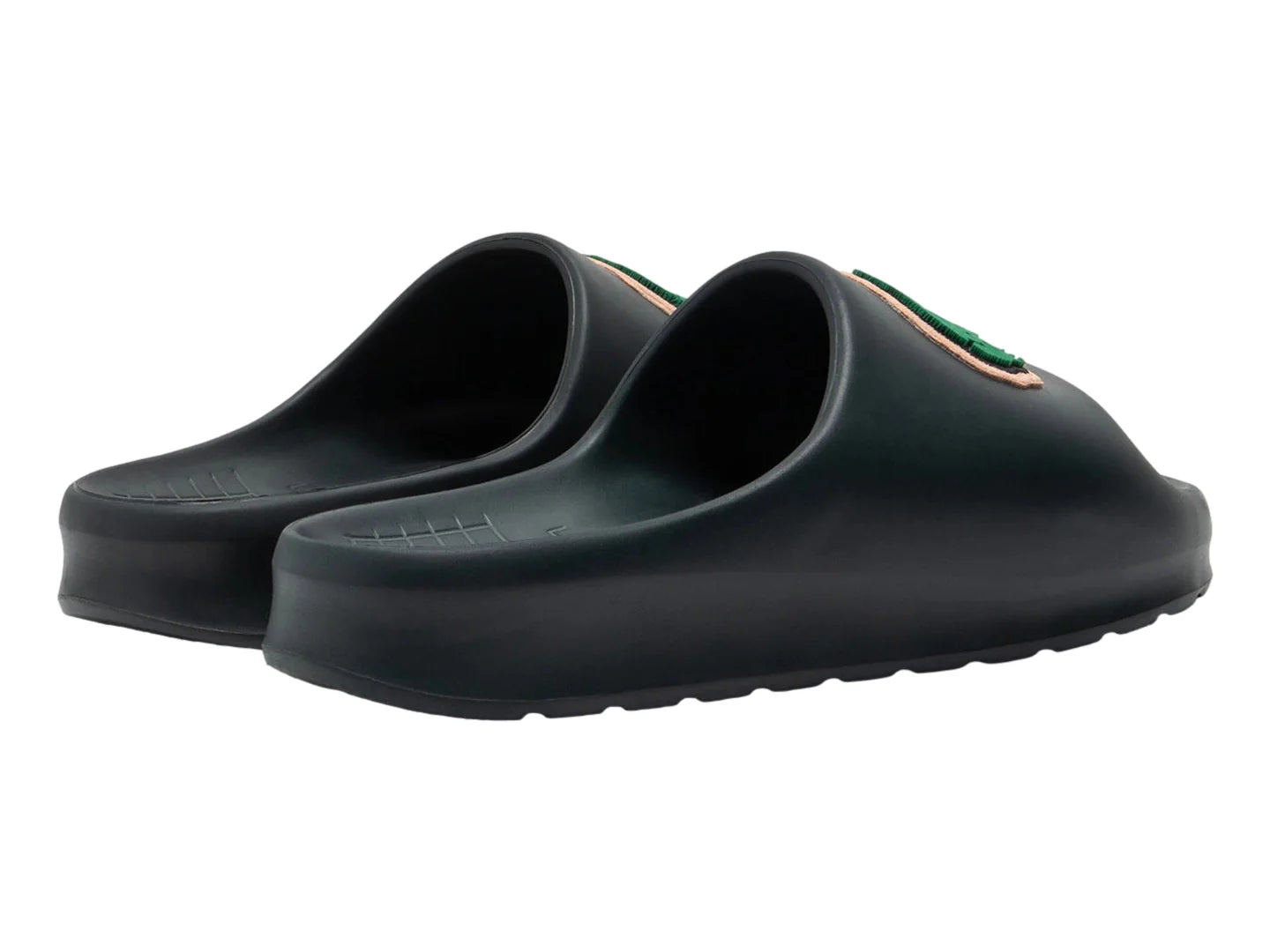 Sandalias Lacoste Serve Slide 20 Verde Oscuro para Hombre
