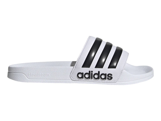 Sandalias Adidas Adilette Shower Blanco y Negro para Hombre