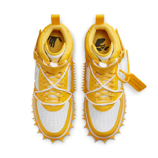 Nike Air Force 1 Mid X Off White SP Leather Varsity Maize