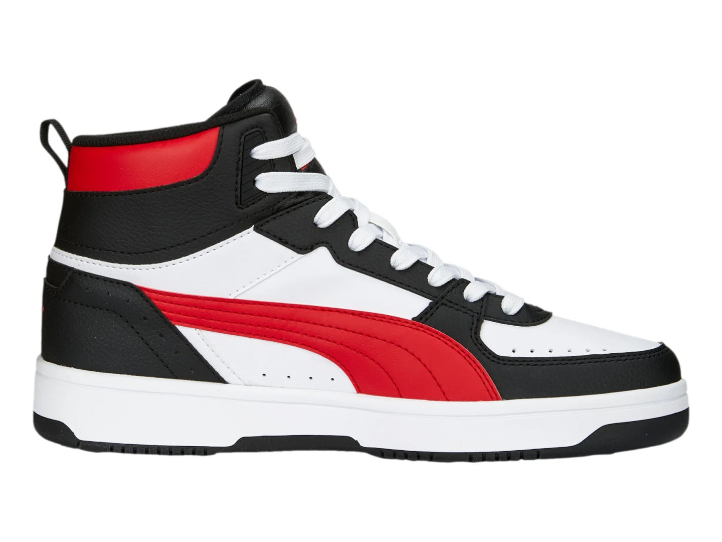 Tenis PUMA Rebound Joy Blanco Rojo y Negro para Hombre